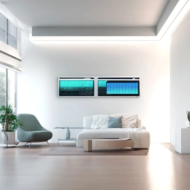 Illustration système IA de climatisation